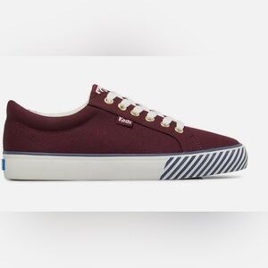 Keds Women’s Burgundy Canvas Sneakers